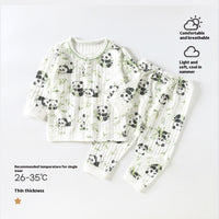 Newborn Months Crawling Thin Short Sleeve Cute Pajamas