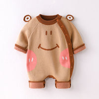 Infant Cotton Yarn Knitted Romper