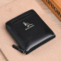 Men's Portable Multifunctional Anti-theft Brush Small Wallet