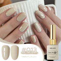 UV Polish Khaki Deerskin Brown Nail Salon Popular Color