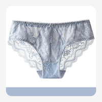 Women's Breathable Mesh Lace Triangle Mid-Rise Shorts
