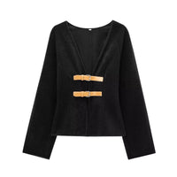 Fashionable Women's New Soft Coat With Strap