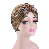 Women's Casual Pleated Ethnic Fabric Headscarf