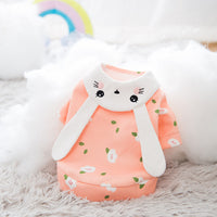 Little Rabbit Shaped Pet Transforming Sweatshirt