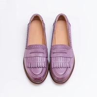Preppy-style Tassel Fashion Brogue Shoes Round-toe Versatile Japanese-style Leather Shoes