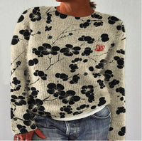 Needle Digital Printing 3D Round Neck Sweater Street Comfortable