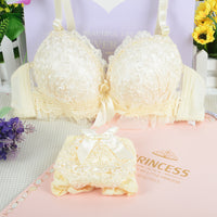 Lace Thin Cute Girly Bra Set