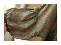 Summer Artistic Vintage Floral Cotton And Linen Shirt