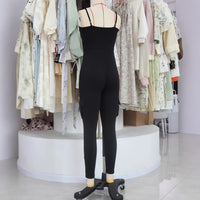 Sports Yoga Suit One-piece Halter Jumpsuit