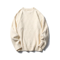 Women's Round Neck Sweater Autumn Winter Coat Retro Brocade Sweater