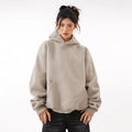 Hooded Sweater Men's Autumn Fashion Brand Simple All-matching Fleece-lined