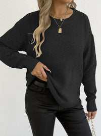 Fashion Loose Flower Velvet Women's Pullover Bottoming Sweater