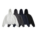 Hooded Pullover Half Zipper SweaterLoose Couple