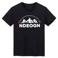 Men's Short-sleeved T-shirt Summer Ice Silk Casual Print Top