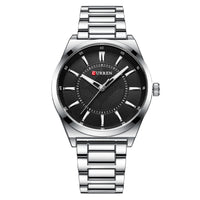 Mens Simple Business Waterproof Bar-Clasp Watch