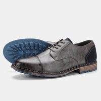 Business Formal Wear Cross-border Plus Size Retro Summer Men's Fashion Leather Shoes