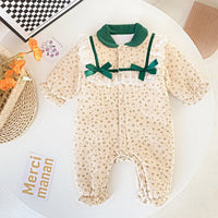 Baby One-piece Winter Cotton Dress Romper