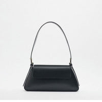Solid-color Soft-texture Versatile Crossbody Underarm Baguette Trendy Mini Bag
