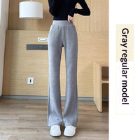Chenille Wide-leg Pants For Women Extra-thick Version