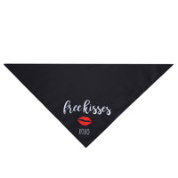 Pet Saliva Towel Scarf Love Triangle