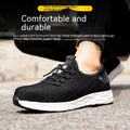 Four Seasons Low Top Anti-smashing And Anti-penetration Steel Toe Cap Safety Shoes