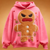 Fashion Casual Printed Polyester Sweater