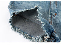 Women's Summer Loose High Waist Denim Shorts
