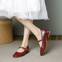 Mary Jane Commuter Retro Style Plus-Size Womens Shoes