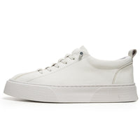 Sports Casual Platform Lace-up Leather Shoes