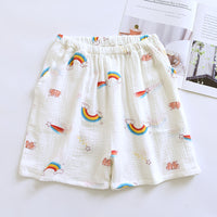 Gauze Three Part Loose Double Layered Home Beach Pants