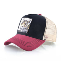 Simple Breathable Baseball Cap With Animal Embroidery