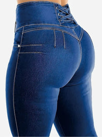 Women's High Waist Tight Stretch Shaping And Hip Lifting Jeans
