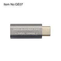 USB-C Anti-theft Swiping Appearance Aluminum Alloy Material Supports Fast Charging And Blocking Data