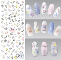 Nail Polish Glue Jewelry Tool Letter Sticker