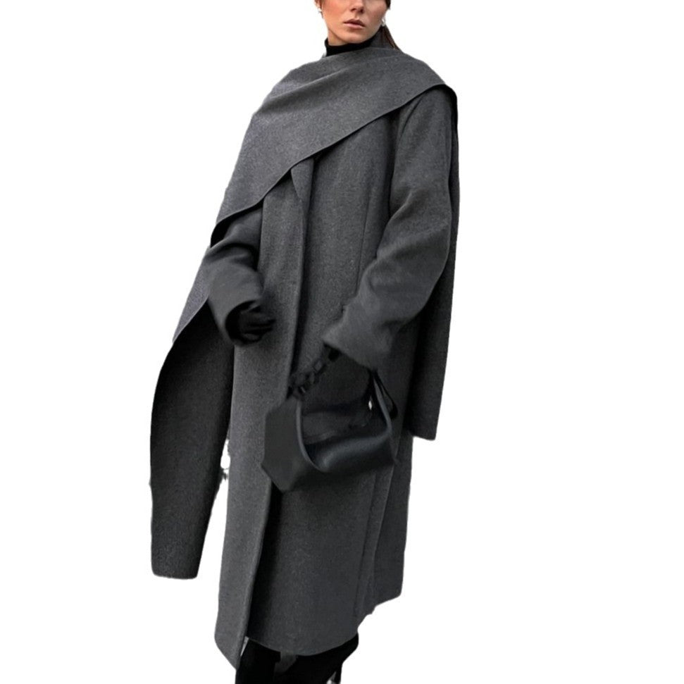 European And American Cloak Long Retro Overcoat Coat