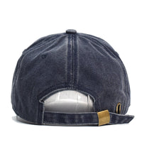Hat Female Spring And Autumn Personality Washed Distressed Letters Short Brim Baseball Cap