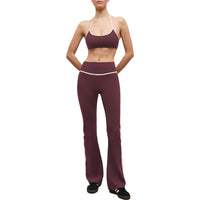 Yoga Pants Nude Feel Fitness Exercise Bell-bottom Pants