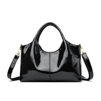 Premium Glossy Leather Trendy Commuter Bag