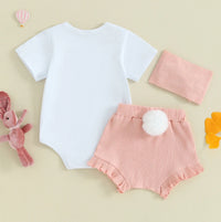 Easter Printed Short Sleeve Suit