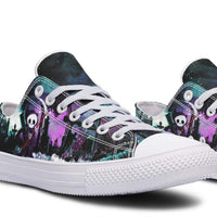 Fashion Printed Couple High Top Canvas Shoes