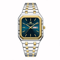 Mens Casual Stylish Luminous Square Watch