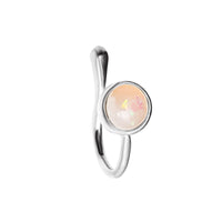 Vintage Copper Opal U-shaped False Nose Ring