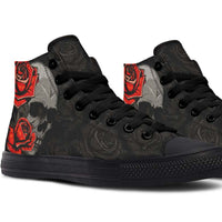 High Top Canvas Shoes For Printing Lovers