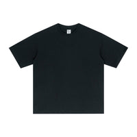 Street Long-staple Cotton Solid Color Short Sleeve
