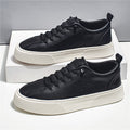 Sports Casual Platform Lace-up Leather Shoes