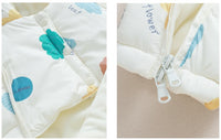 Winter Thickened Baby Romper Plus Velvet Warm One Piece Suit
