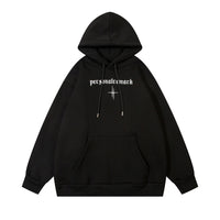 Simple Letter Embroidery Loose Leisure Sports Pullover Street Fashion