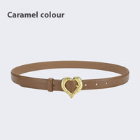 Personalized Love Leather Belt Female Fashion Belt Decoration