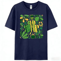 Lucky Clover Shirt Top Womens