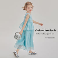 Girls' Fashion Casual Two-piece Suit